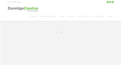 Desktop Screenshot of donridgecreative.com